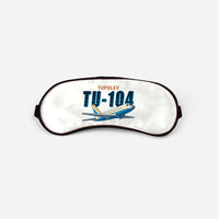 Thumbnail for Tupolev Tu-104B - Cartoon - Sleep Mask - White