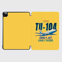 Thumbnail for Tupolev Tu-104B - Cartoon - iPad Case - Yellow