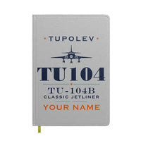 Thumbnail for Tupolev Tu-104B - Heritage + Name - Notebook - Light Gray