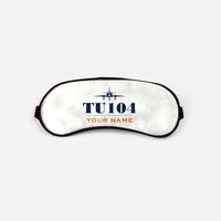 Thumbnail for Tupolev Tu-104B - Heritage + Name - Sleep Mask - White