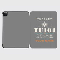 Thumbnail for Tupolev Tu-104B - Heritage + Name - iPad Case - Gray