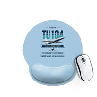Thumbnail for Tupolev Tu-104B - Original - Ergonomic Mouse Pad - Light Blue
