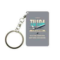 Thumbnail for Tupolev Tu-104B - Original - Key Chain - Gray