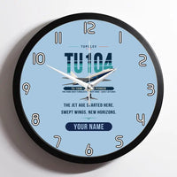 Thumbnail for Tupolev Tu-104B - Original + Name - Framed - Light Blue