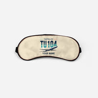 Thumbnail for Tupolev Tu-104B - Original + Name - Sleep Mask - Beige