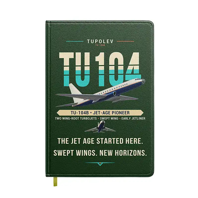 Tupolev Tu-104B - Original - Notebook - Dark Green