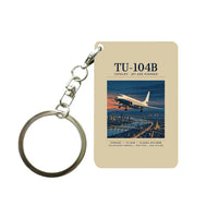 Thumbnail for Tupolev Tu-104B - Poster - Key Chain - Beige
