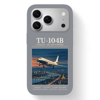Thumbnail for Tupolev Tu-104B - Poster - MagSafe iPhone 17 Pro - Gray