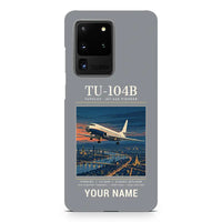 Thumbnail for Tupolev Tu-104B - Poster + Name - Samsung Case - Gray