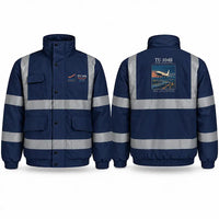 Thumbnail for Tupolev Tu-104B Reflective Winter Jackets - Poster - Navy Blue