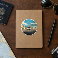 Thumbnail for Tupolev Tu-114 - 3D - Circle Sticker - Notebook