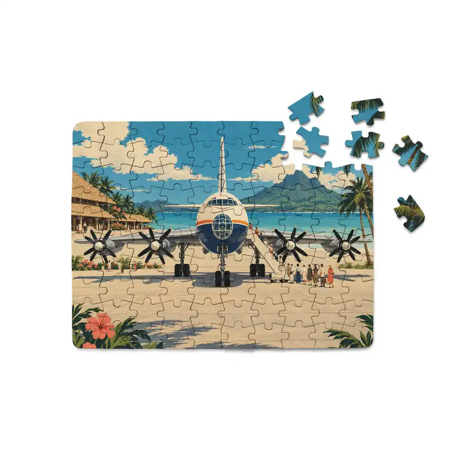 Tupolev Tu-114 - 3D - Puzzle