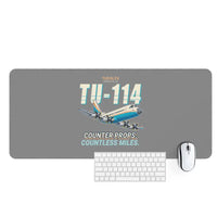 Thumbnail for Tupolev Tu-114 - Cartoon - Desk Mat - Gray