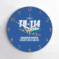 Thumbnail for Tupolev Tu-114 - Cartoon - No Frame - Blue
