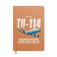 Thumbnail for Tupolev Tu-114 - Cartoon - Notebook - Orange