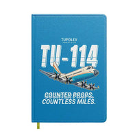 Thumbnail for Tupolev Tu-114 - Cartoon - Notebook - Turquoise