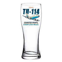 Thumbnail for Tupolev Tu-114 - Cartoon - Pilsner Beer Glass
