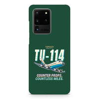 Thumbnail for Tupolev Tu-114 - Cartoon - Samsung Case - Dark Green