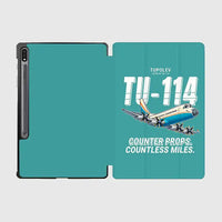 Thumbnail for Tupolev Tu-114 - Cartoon - Samsung Tablet - Turquoise