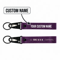 Thumbnail for Tupolev Tu-114 Hawk-Shaped Key Chains - Purple - Heritage - Personalized