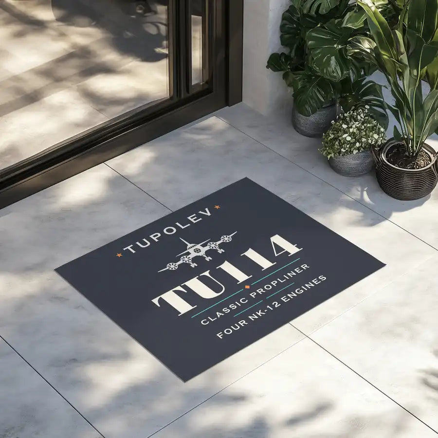 Tupolev Tu-114 - Heritage - Door Mat