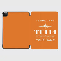 Thumbnail for Tupolev Tu-114 - Heritage + Name - iPad Case - Orange