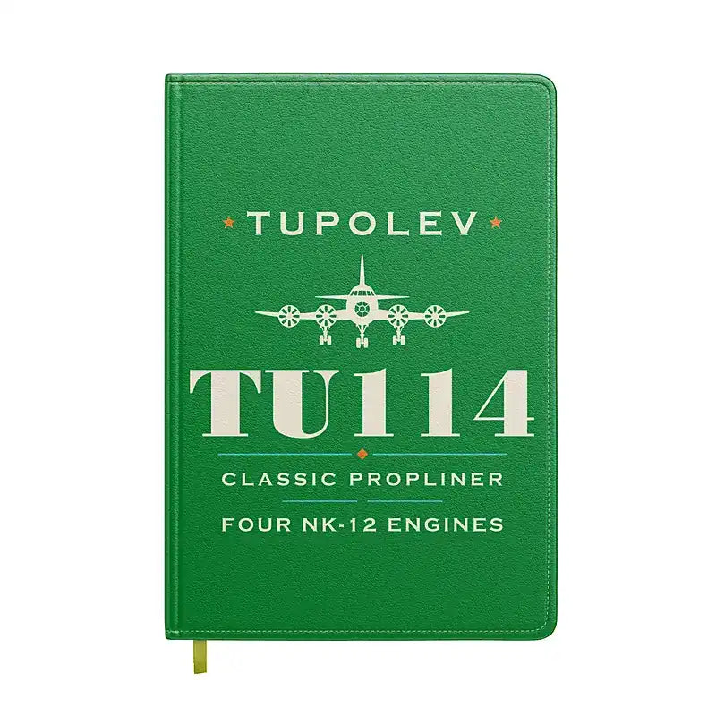 Tupolev Tu-114 - Heritage - Notebook - Green