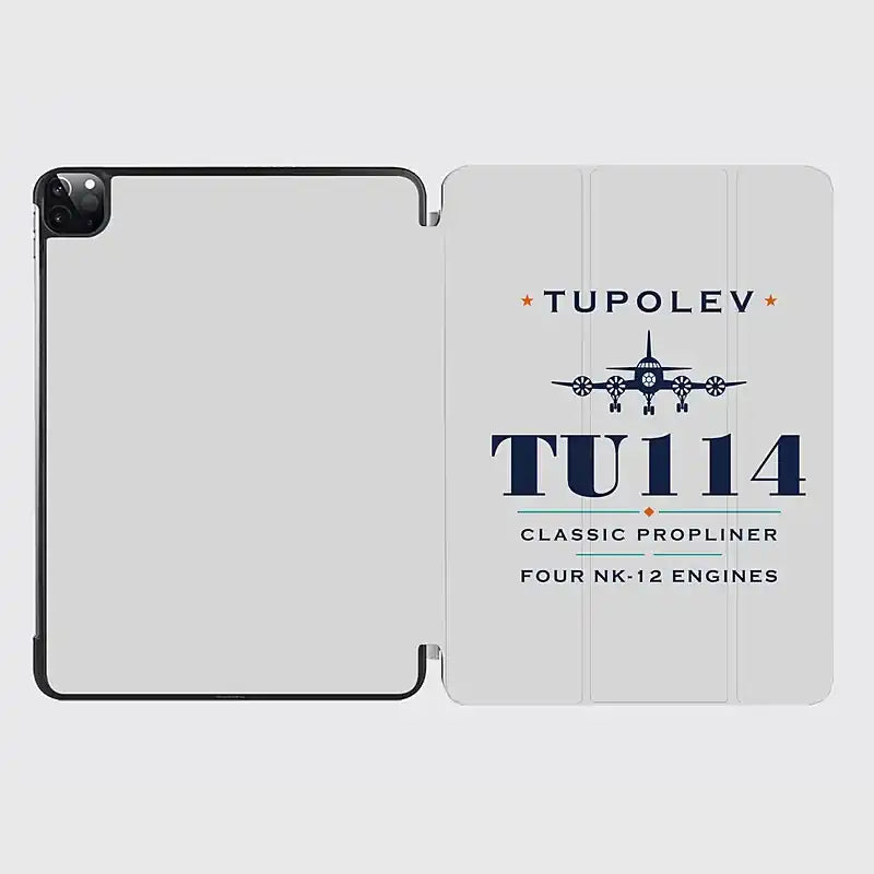 Tupolev Tu-114 - Heritage - iPad Case - Light Gray