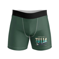 Thumbnail for Tupolev Tu-114 - Men Boxers - Original - Dark Green
