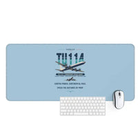 Thumbnail for Tupolev Tu-114 - Original - Desk Mat - Light Blue