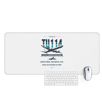 Thumbnail for Tupolev Tu-114 - Original - Desk Mat - White