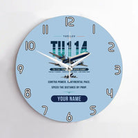Thumbnail for Tupolev Tu-114 - Original + Name - No Frame - Light Blue