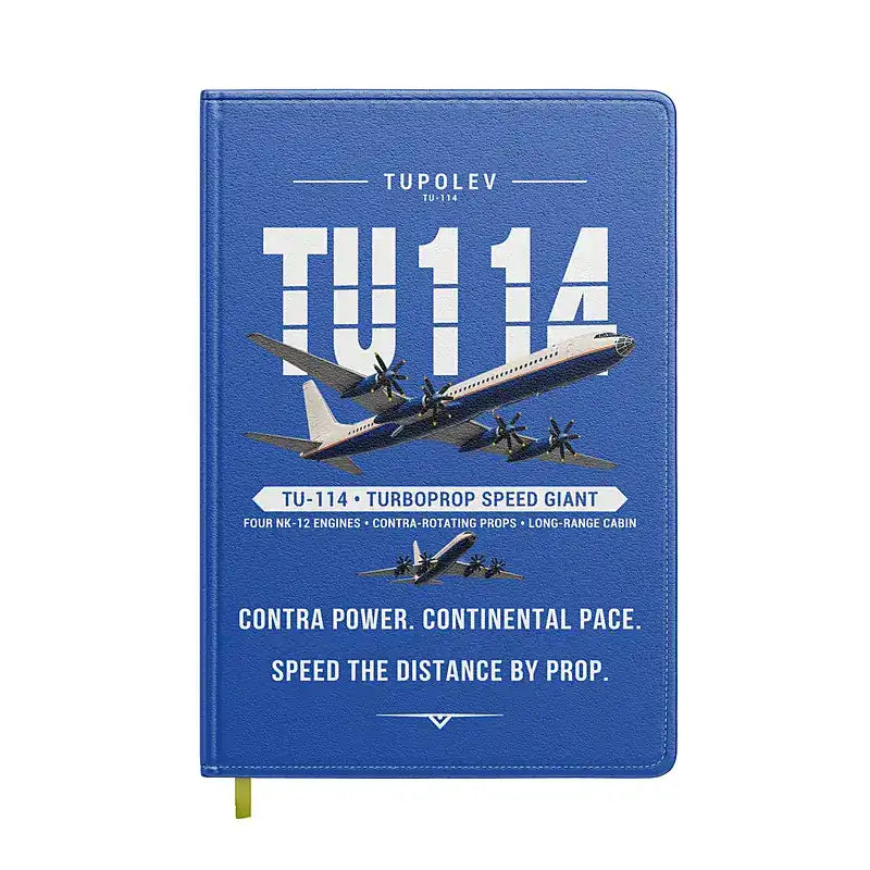 Tupolev Tu-114 - Original - Notebook - Blue