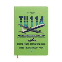 Thumbnail for Tupolev Tu-114 - Original - Notebook - Light Green