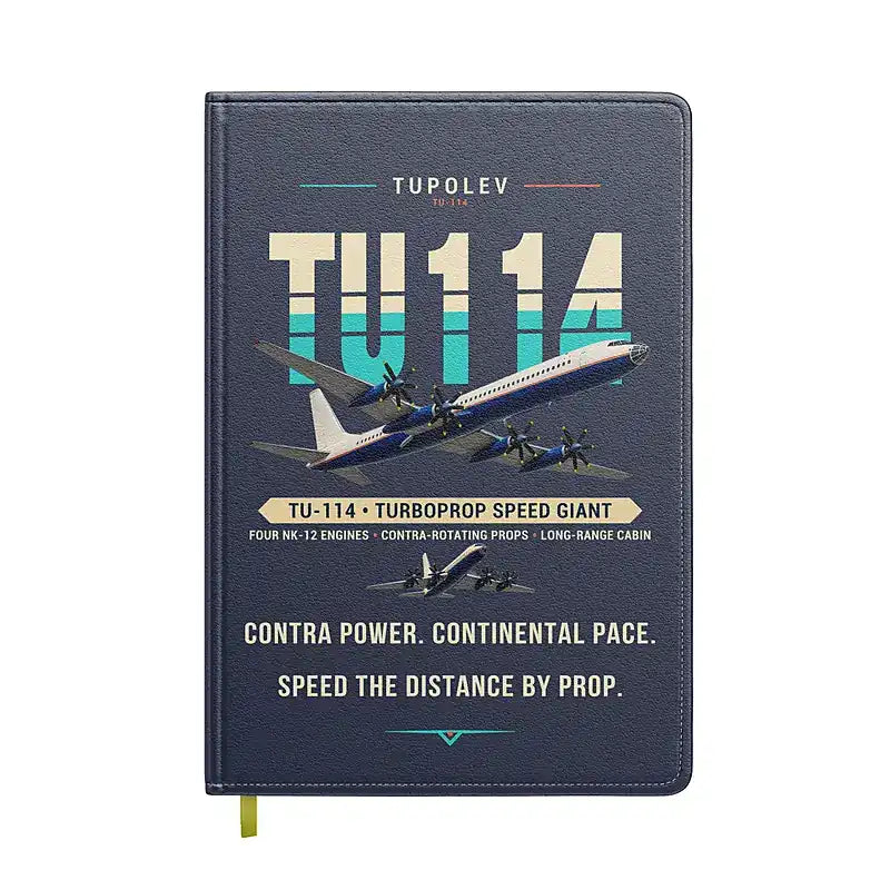 Tupolev Tu-114 - Original - Notebook - Navy Blue