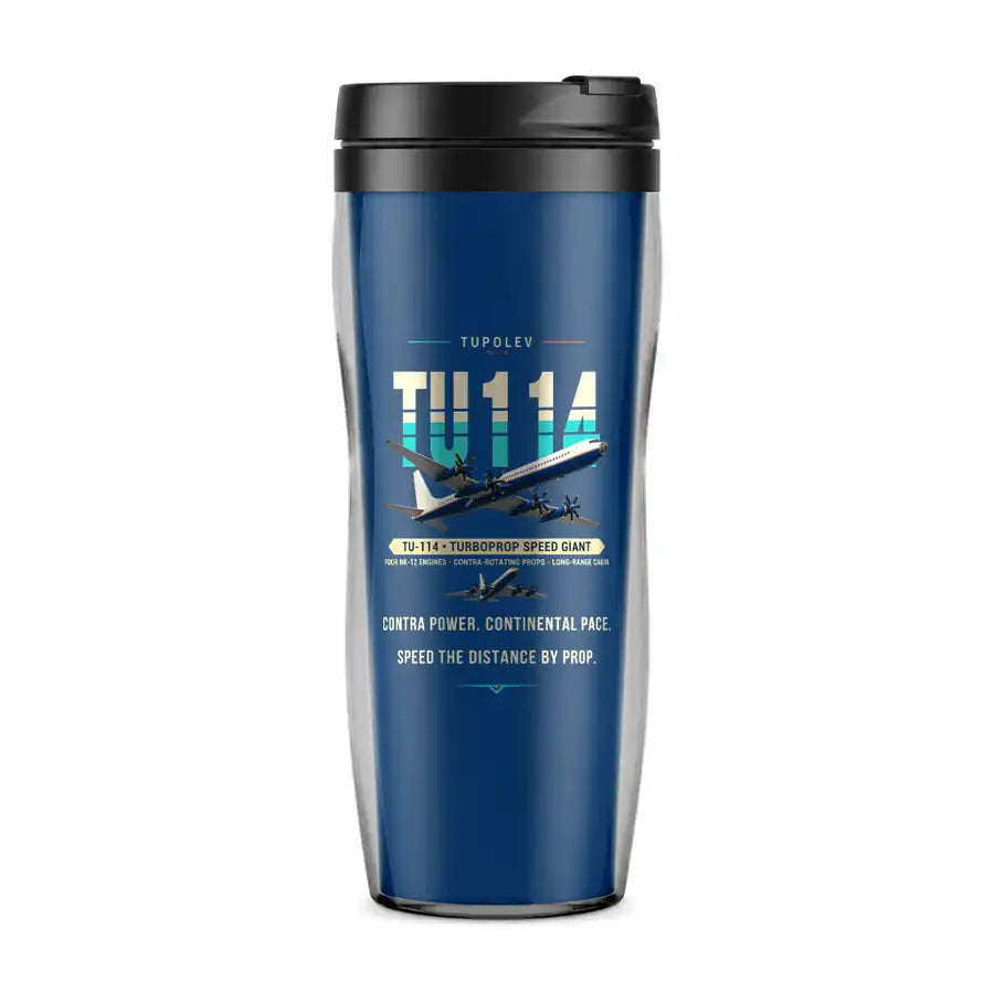 Tupolev Tu-114 - Original - Plastic (No Holder) - Blue