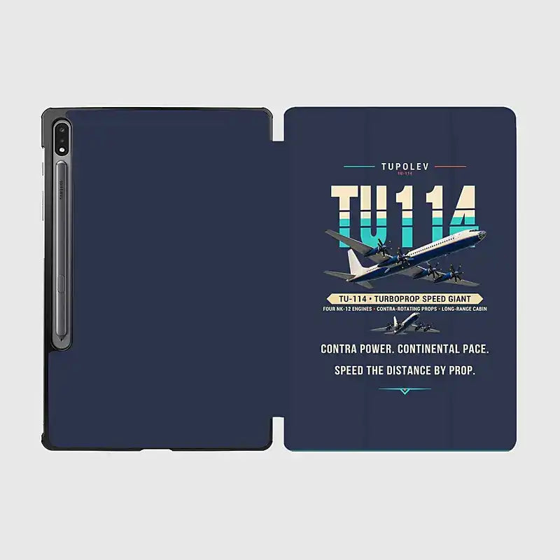 Tupolev Tu-114 - Original - Samsung Tablet - Navy Blue