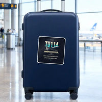 Thumbnail for Tupolev Tu-114 - Original - Square Sticker - Suitcase