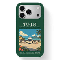 Thumbnail for Tupolev Tu-114 - Poster - MagSafe iPhone 17 Pro - Dark Green