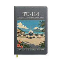 Thumbnail for Tupolev Tu-114 - Poster - Notebook - Gray