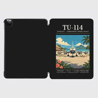 Thumbnail for Tupolev Tu-114 - Poster - iPad Case - Black