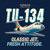 Thumbnail for Tupolev Tu-134A-3 - Cartoon - Card