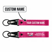 Thumbnail for Tupolev Tu-134A-3 Hawk-Shaped Key Chains - Pink - Cartoon - Personalized