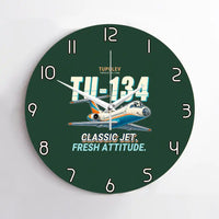 Thumbnail for Tupolev Tu-134A-3 - Cartoon - No Frame - Dark Green