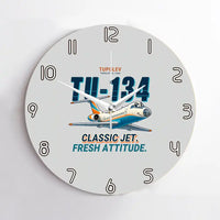 Thumbnail for Tupolev Tu-134A-3 - Cartoon - No Frame - Light Gray