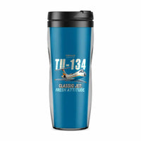 Thumbnail for Tupolev Tu-134A-3 - Cartoon - Plastic (No Holder) - Light Blue