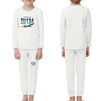 Thumbnail for Tupolev Tu-134A-3 - Children Pajamas - Original Chest - White