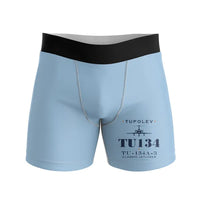 Thumbnail for Tupolev Tu-134A-3 - Men Boxers - Heritage - Light Blue