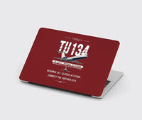 Thumbnail for Tupolev Tu-134A-3 - Original - MacBook Case - Dark Red