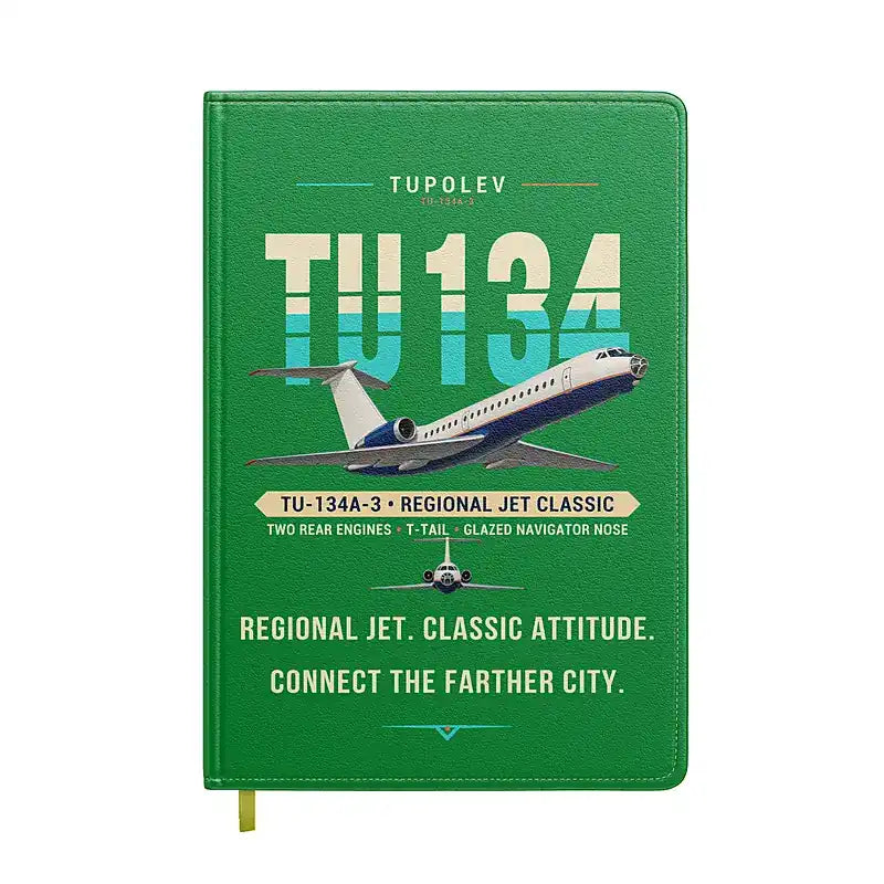 Tupolev Tu-134A-3 - Original - Notebook - Green